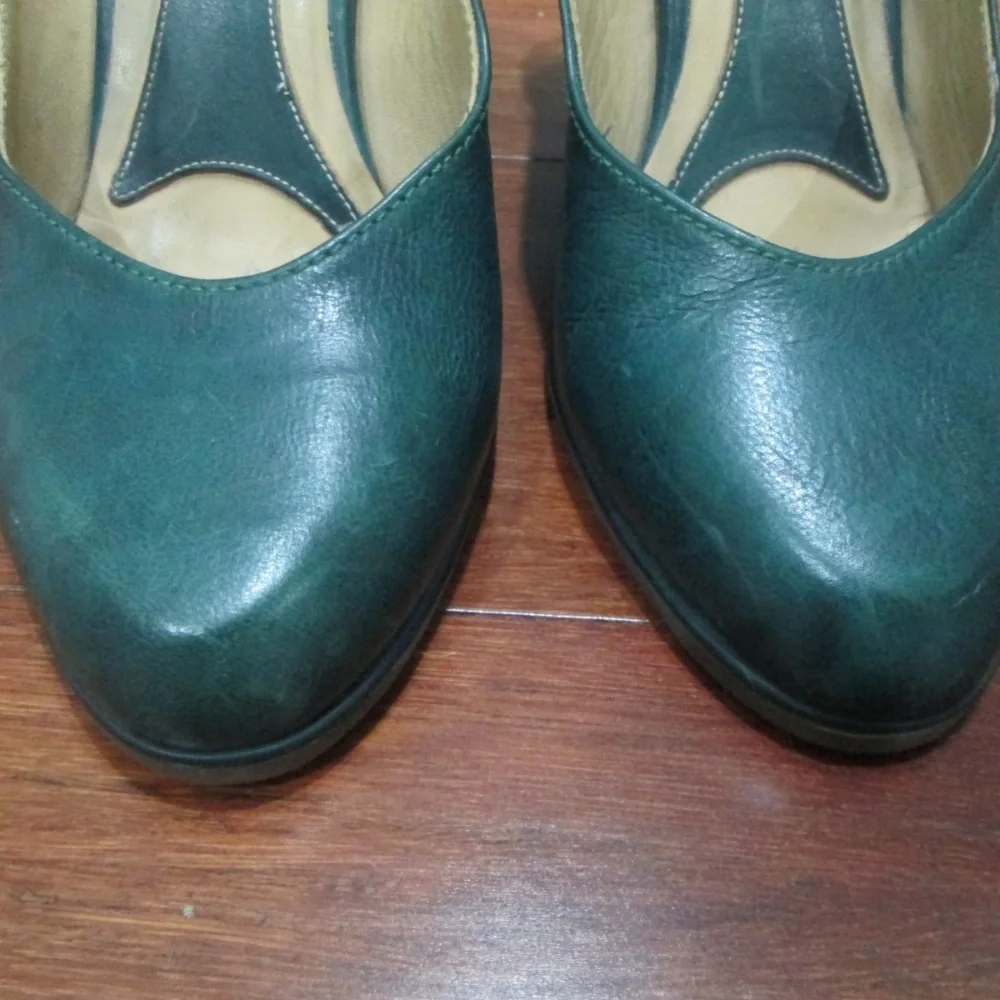 MARNI Leather Wedge Slingbacks Size 6